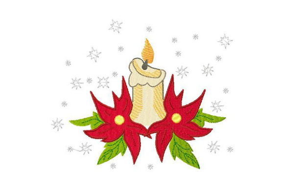 Burning Candle Surrounded by Flowers Review