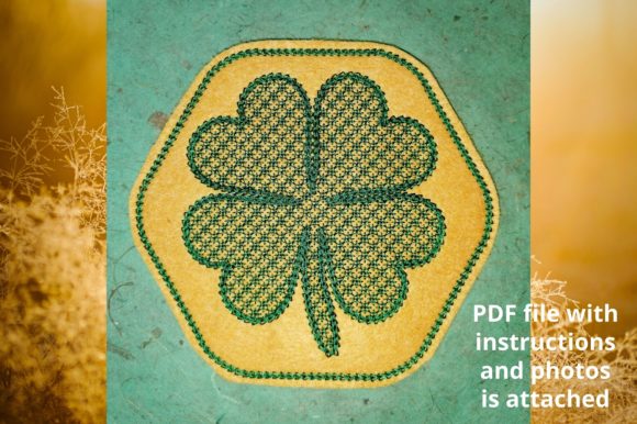 Coaster Clover Embroidery Review