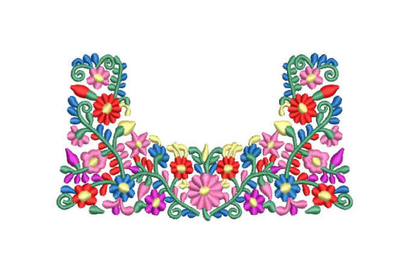 Colorful Bright Flowers Embroidery Review