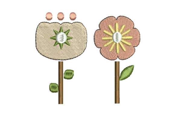 Cute Flowers Embroidery Design Review