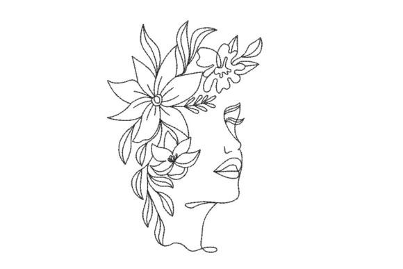 Face with Flowers Embroidery Review