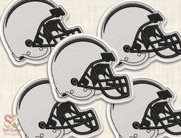 Football Helmet Patch Embroidery Design Review