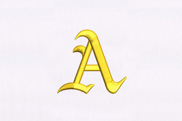 Letter a, 3d Puff Embroidery Review