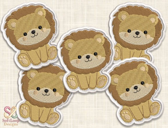 LION Patch Embroidery Design Review