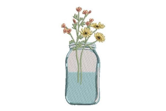 Mason Jar Filled with Flowers Review