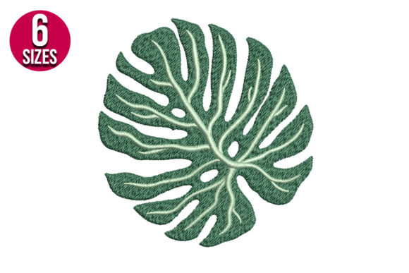 Monstera Leaf Embroidery Design Review