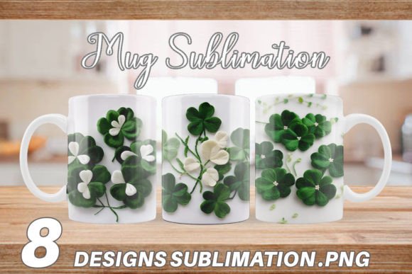 Mug 3D Shamrocks Embroidery Review
