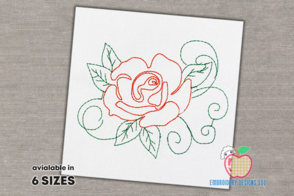 Outline Rose Embroidery Review