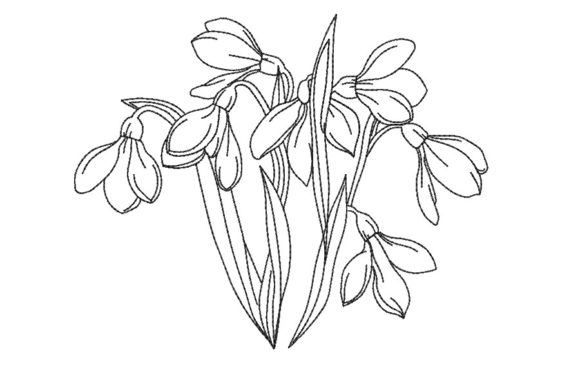 Snowdrop Flowers Embroidery Review