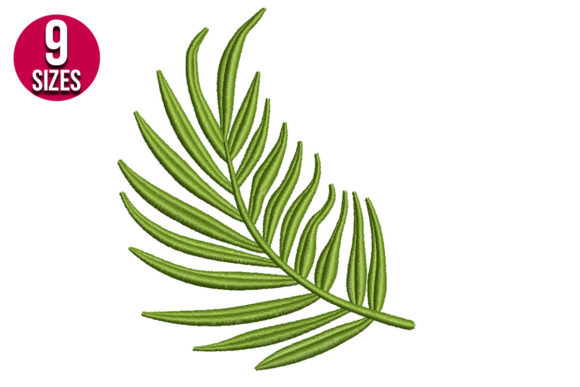 Tropical Fern Leaf Embroidery Design Review