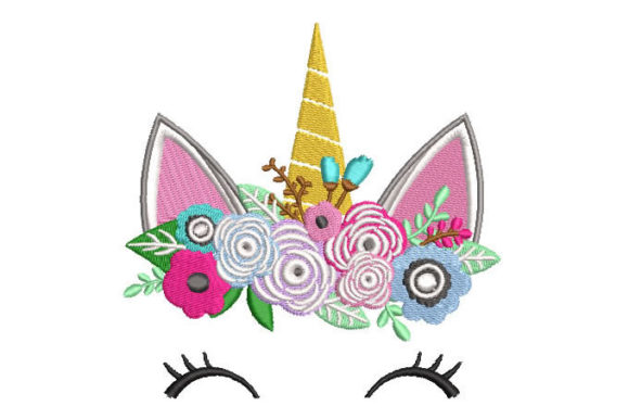 Unicorn with Flowers Embroidery Review